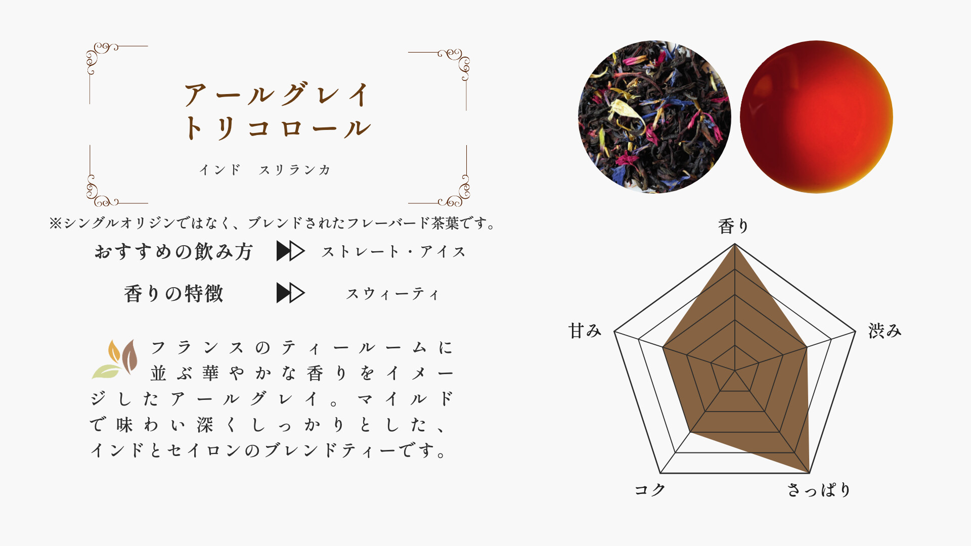 アールグレイ トリコロール ステータスカード 2026.07