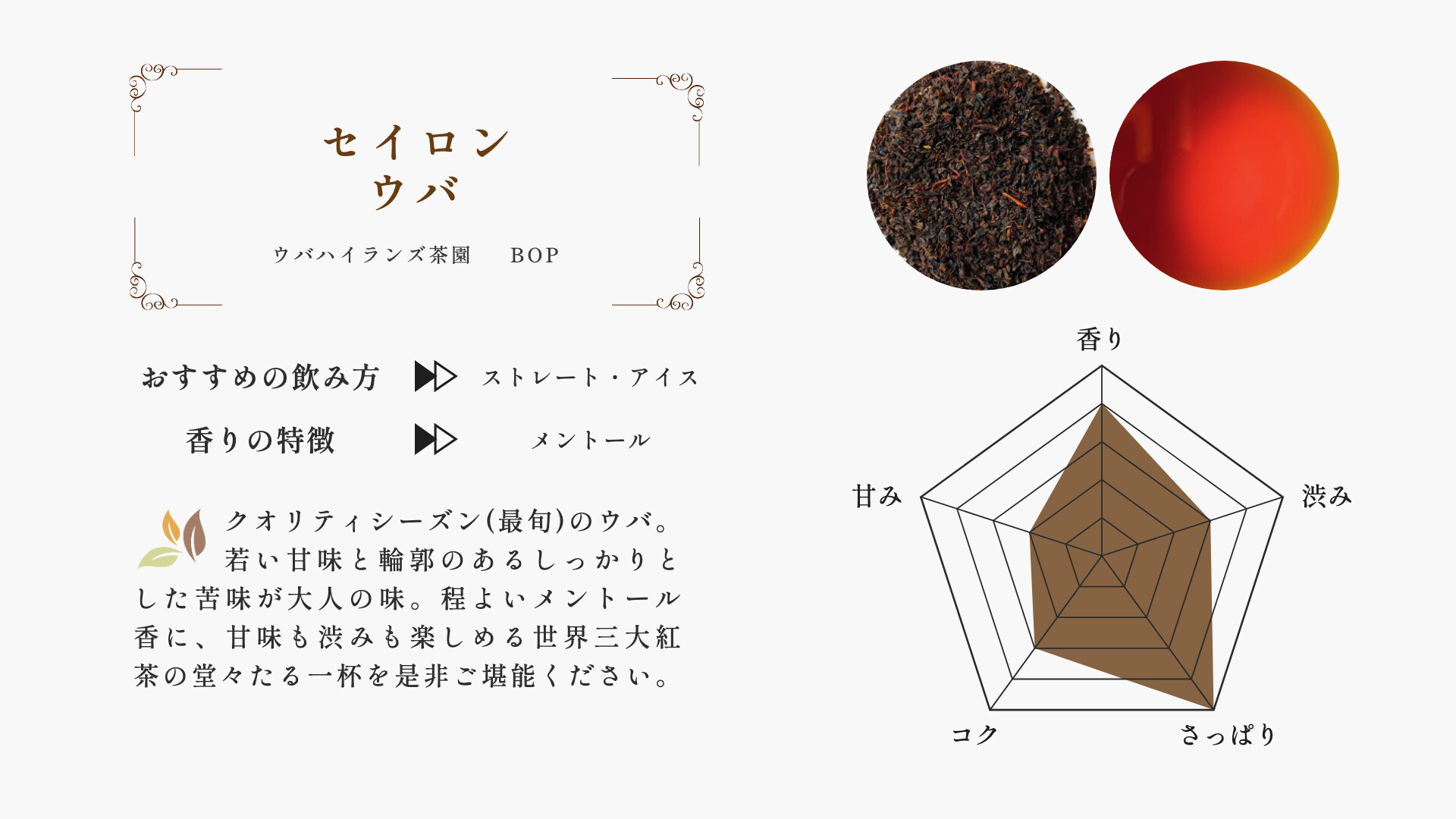 セイロン ウバ ステータスカード 2026.07
